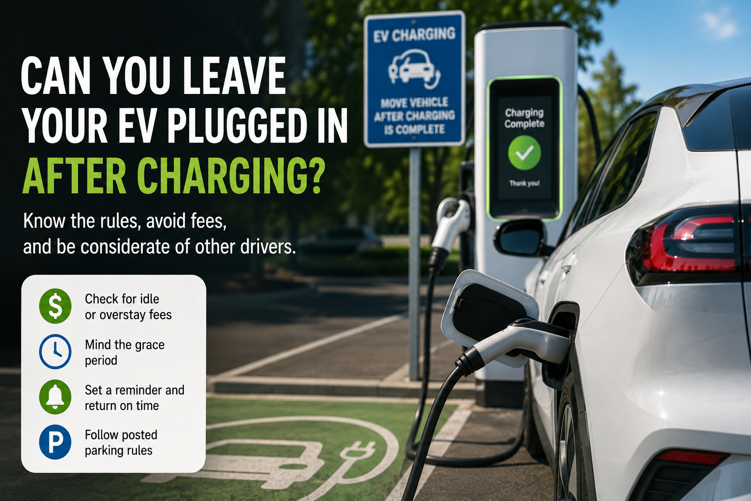 Can You Leave Your EV Plugged In After Charging Is Complete?