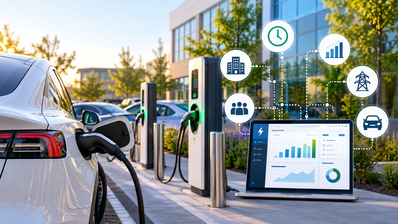 Managed EV Charging for Charger Hosts: A Practical Planning Framework