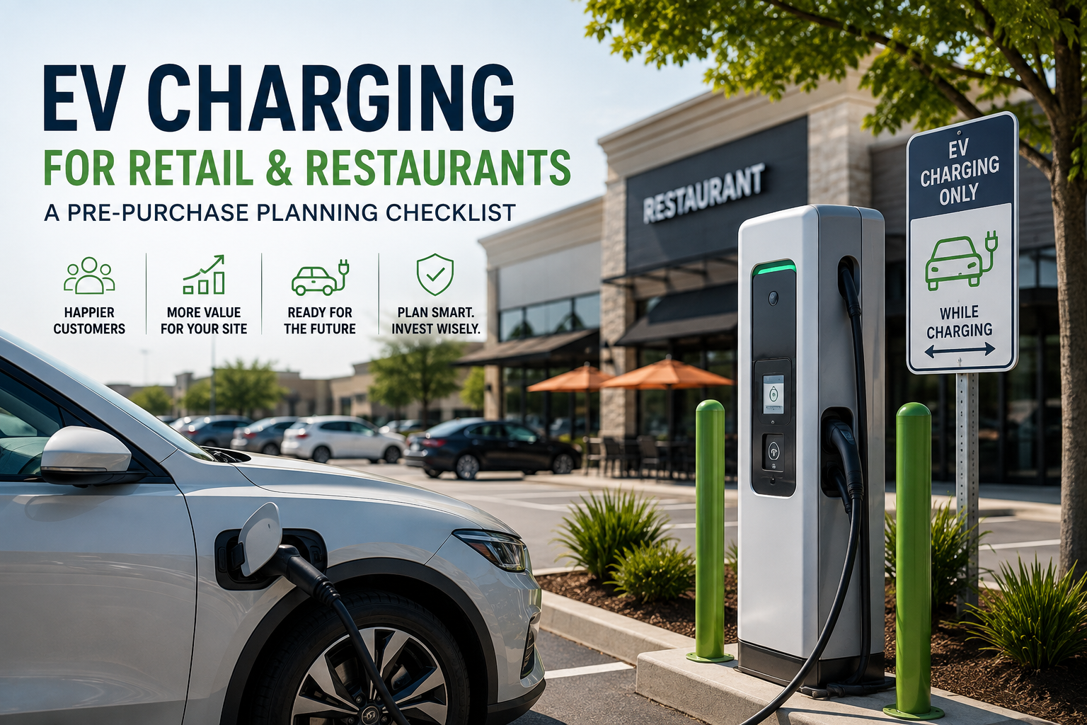 EV Charging for Retail and Restaurant Sites: A Pre-Purchase Planning Framework